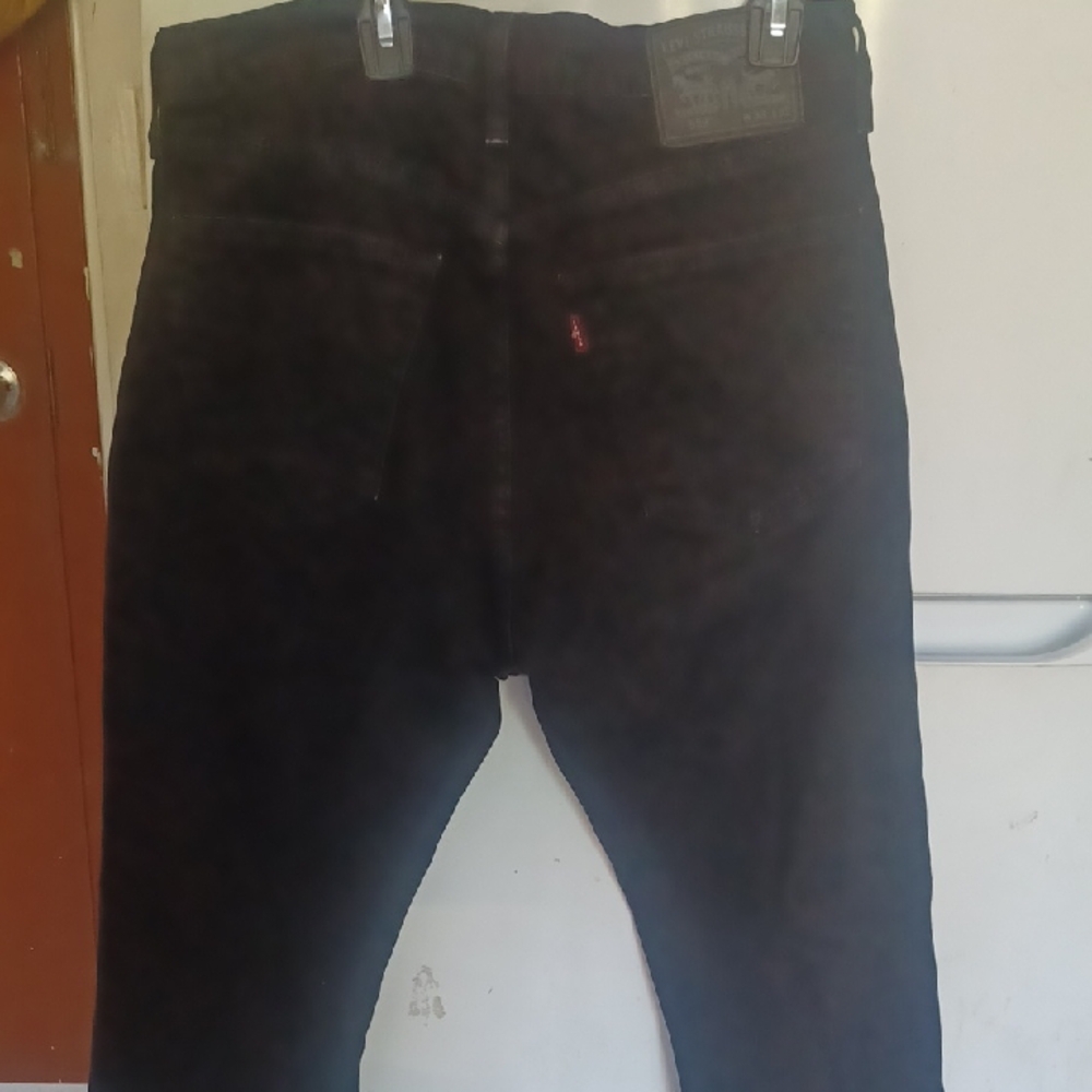 Levi's Black Straight Fit Jeans